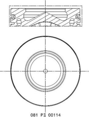 MAHLE 081 PI 00114 000 — Tłok
