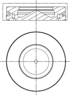 MAHLE 081 PI 00113 000 — Tłok