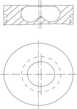 MAHLE 081 PI 00123 002 — Tłok