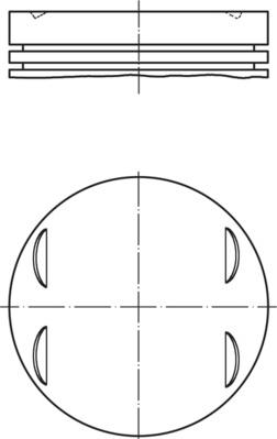 MAHLE 083 13 00 — Tłok