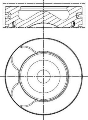 MAHLE 039 PI 00128 000 — Tłok