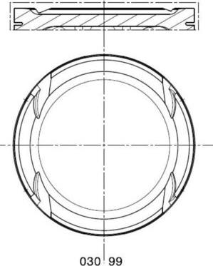 MAHLE 030 99 00 — Tłok