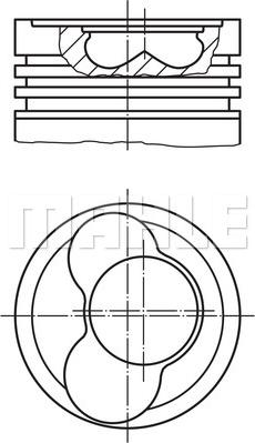 MAHLE 030 59 02 - TŁOK VW 2.5TDI-SDI 81.46 0.50