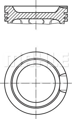 MAHLE 033 14 00 — Tłok
