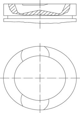 MAHLE 037 PI 00107 000 — Tłok