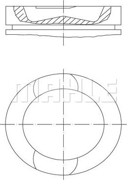 MAHLE 209 73 00 — Tłok