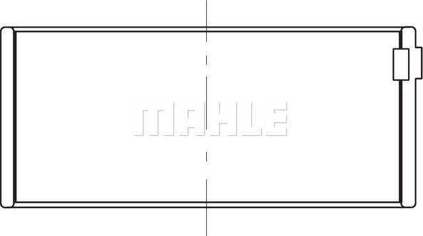 MAHLE 213 PL 21650 025 — Łożysko korbowodu