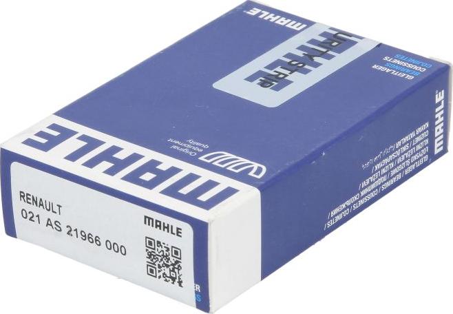 MAHLE 021 AS 21966 000 — Podkładka dystansowa, wał korbowy