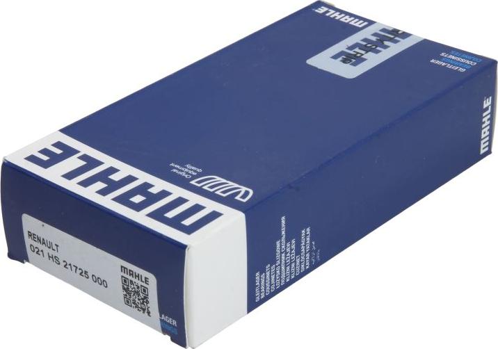 MAHLE 021 HS 21725 000 — Zestaw łożysk wału korbowego