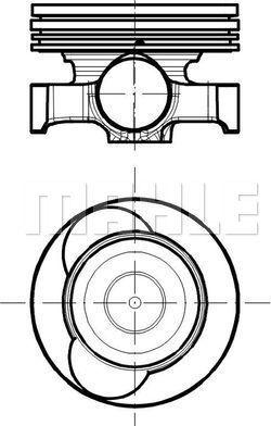 MAHLE 021 PI 00118 100 — Tłok