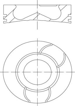 MAHLE 021 PI 00123 000 — Tłok
