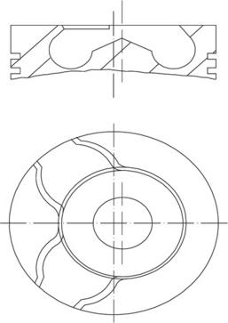 MAHLE 021 PI 00122 000 — Tłok