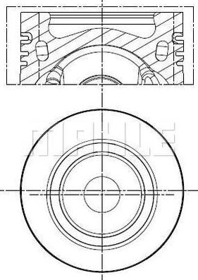 MAHLE 028 PI 00141 002 — Tłok
