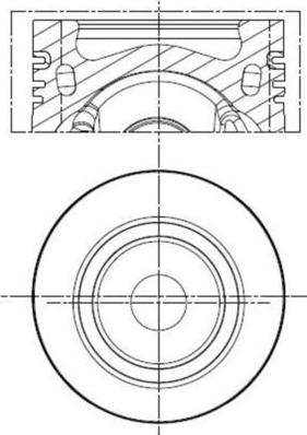 MAHLE 028 PI 00154 000 - TŁOK VW PASSAT 2.0TDI 14- STD