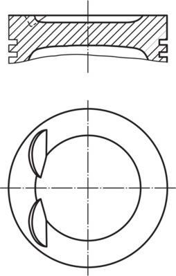 MAHLE 028 PI 00134 002 — Tłok
