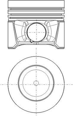 MAHLE 028 PI 00179 000 — Tłok