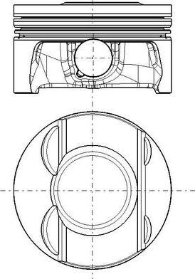 MAHLE 028 PI 00175 002 — Tłok