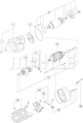 MAHLE MS 190 - Rozrusznik