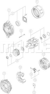 MAHLE MG 74 — Alternator