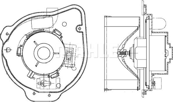 MAHLE AB 135 000P - DMUCHAWA VOLVO S80-V80