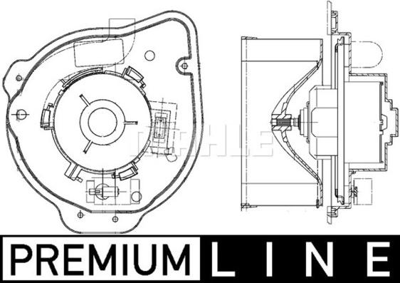 MAHLE AB 135 000P - DMUCHAWA VOLVO S80-V80