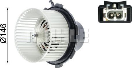 MAHLE AB 89 000P — Wentylator wewnętrzny
