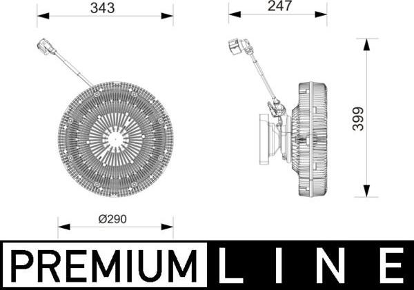 MAHLE AB 31 000S — Wentylator wewnętrzny