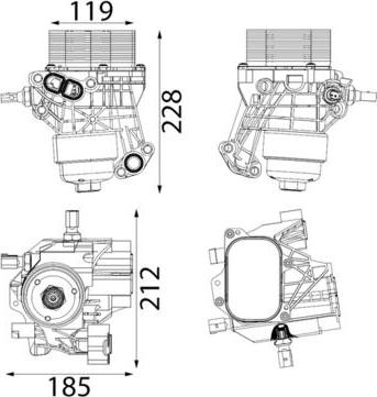 MAHLE AB 334 001S - Dmuchawa