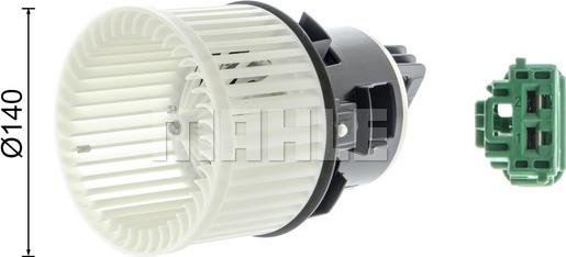 MAHLE AB 281 000P — Wentylator wewnętrzny
