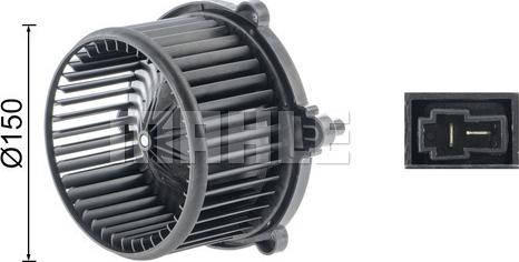 MAHLE AB 236 000S — Wentylator wewnętrzny