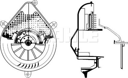 MAHLE AB 72 000P - DMUCHAWA PEUGEOT 306