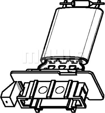 MAHLE ABR 98 000P - STEROWNIK KLIMATYZACJI VW A2-A3 03- Q3 11- SEAT IBIZA LEON 05-