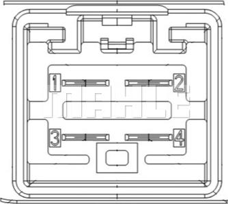 MAHLE ABR 105 000P - STEROWNIK DMUCHAWY VW UP
