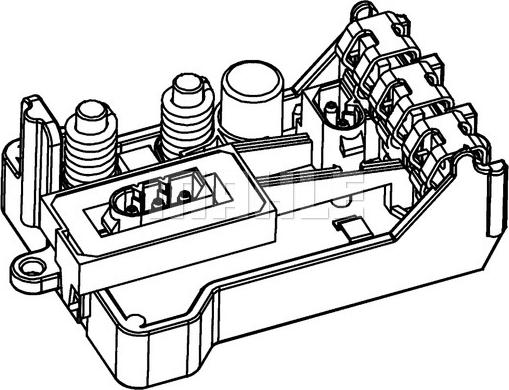 MAHLE ABR 30 000P — Regulator, wentylator nawiewu do wnętrza pojazdu