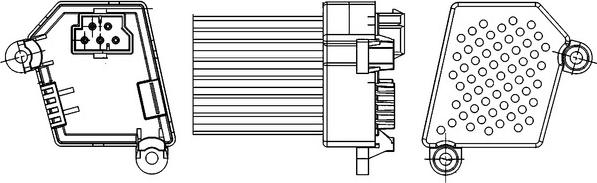 MAHLE ABR 33 000S — Regulator, wentylator nawiewu do wnętrza pojazdu