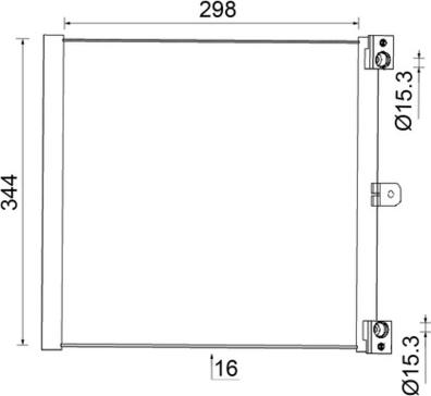 MAHLE AC 948 000S — Skraplacz, klimatyzacja