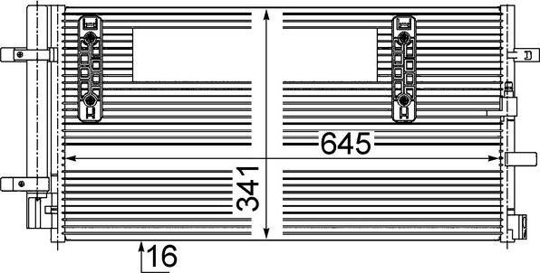 MAHLE AC 457 000S — Skraplacz, klimatyzacja