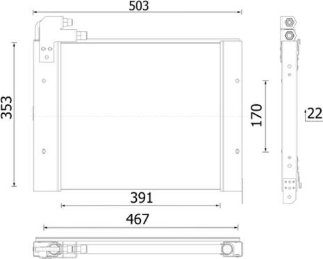 MAHLE AC 1138 000P — Skraplacz, klimatyzacja
