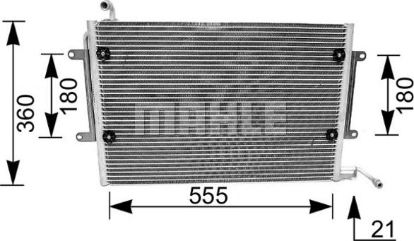 MAHLE AC 172 000S — Skraplacz, klimatyzacja