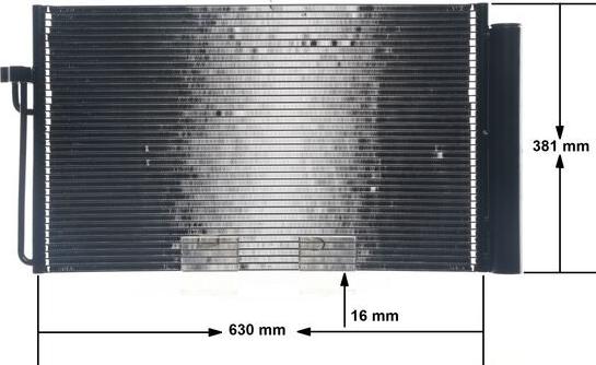 MAHLE AC 345 000S — Skraplacz, klimatyzacja