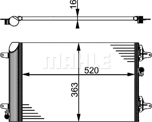 MAHLE AC 358 000P - KOMPRESOR KLIMATYZACJI FORD GALAXY 95-06