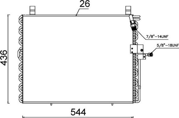 MAHLE AC 357 000S - WAZ WYS CISN.DO KLIMAT.DB 124 89-97