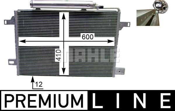 MAHLE AC 369 000P — Skraplacz, klimatyzacja