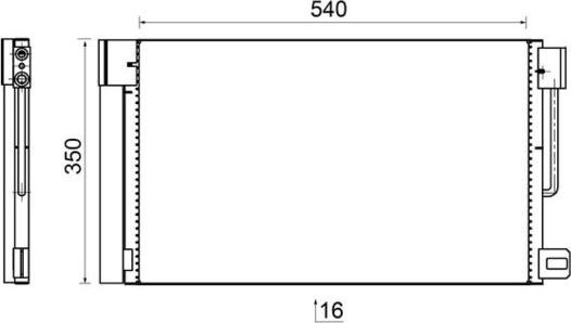 MAHLE AC 367 000S — Skraplacz, klimatyzacja