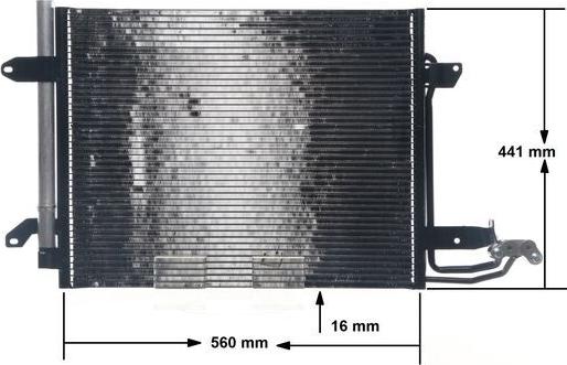MAHLE AC 325 000S — Skraplacz, klimatyzacja