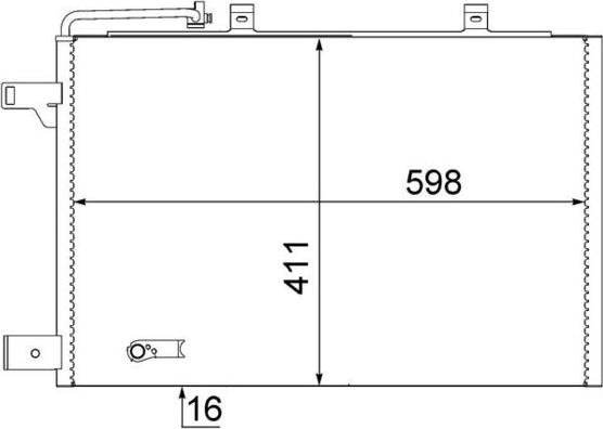 MAHLE AC 370 000S — Skraplacz, klimatyzacja