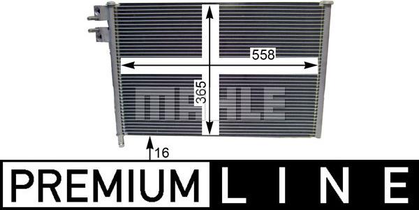 MAHLE AC 298 000P - Skraplacz, klimatyzacja