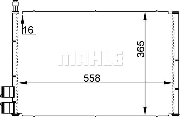 MAHLE AC 298 000S — Skraplacz, klimatyzacja