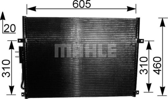 MAHLE AC 219 000S — Skraplacz, klimatyzacja