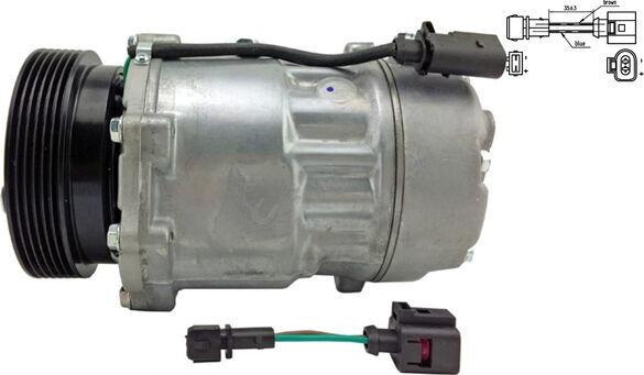 MAHLE ACP 191 000S - KOMPRESOR KLIMATYZACJI VW GOLF 4